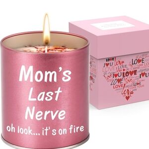 Scented Candle with Humorous Text